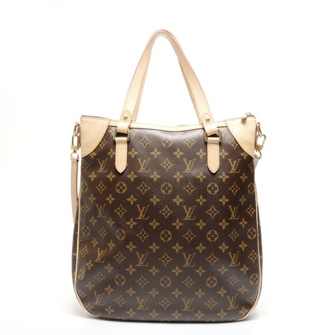 LOUIS VUITTON 2008 Monogram Odeon GM Shoulder Bag Brown WS24937