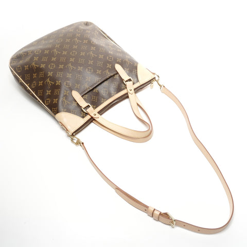 LOUIS VUITTON 2008 Monogram Odeon GM Shoulder Bag Brown WS24937