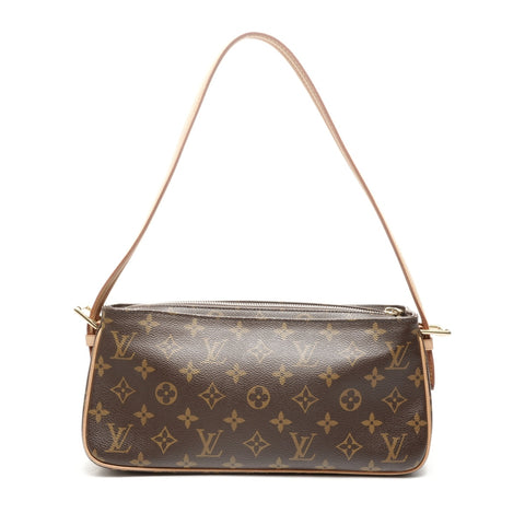 LOUIS VUITTON 2005 Monogram Viva Cite MM Shoulder Bag Brown WS24939