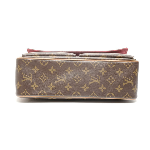 LOUIS VUITTON 2005 Monogram Viva Cite MM Shoulder Bag Brown WS24939