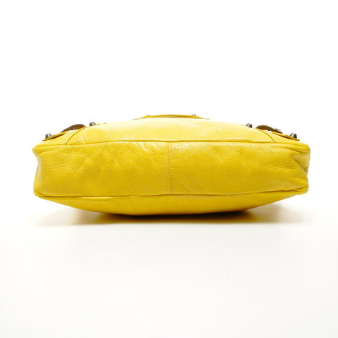 BALENCIAGA City Lambskin The First Handbag yellow WS24941