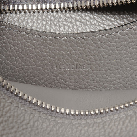 BALENCIAGA Neo City 2way Mini Leather Handbag gray WS24944