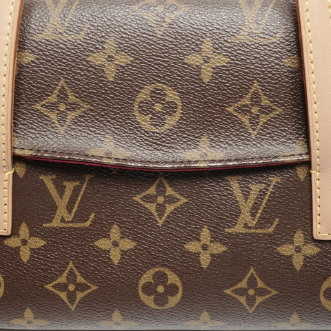 LOUIS VUITTON 2008 Sonatine Monogram Handbag Brown WS24945