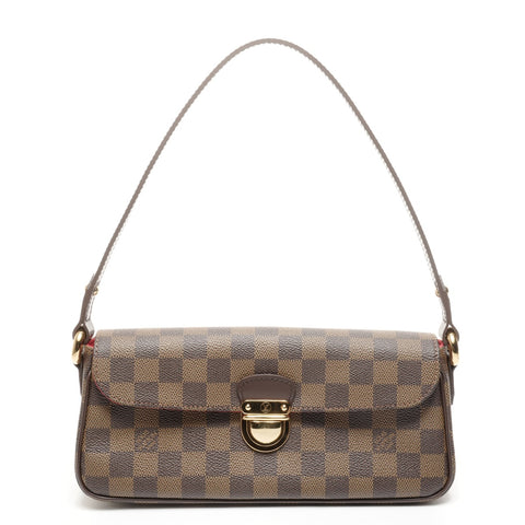 LOUIS VUITTON 2005 Damier Ravello PM Shoulder Bag Brown WS24946