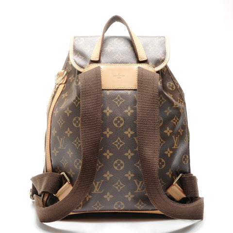 LOUIS VUITTON 2015 Monogram Sac Ado Bosphore Backpack  Daypack Brown WS24949