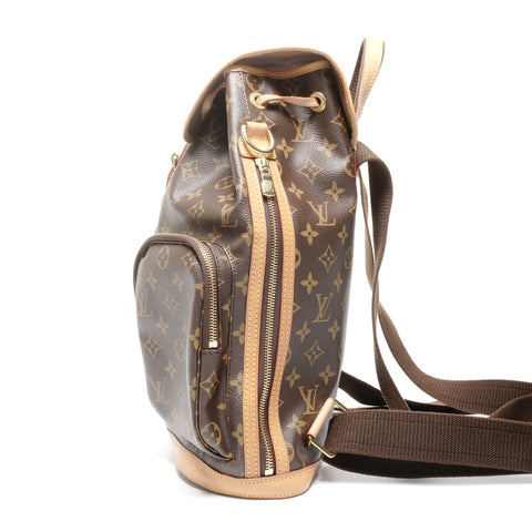 LOUIS VUITTON 2015 Monogram Sac Ado Bosphore Backpack  Daypack Brown WS24949