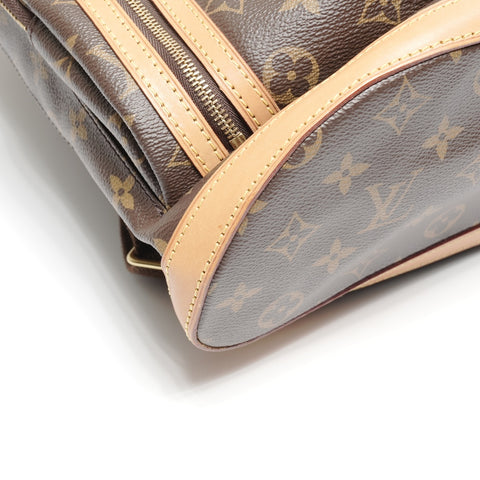 LOUIS VUITTON 2015 Monogram Sac Ado Bosphore Backpack  Daypack Brown WS24949