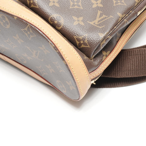 LOUIS VUITTON 2015 Monogram Sac Ado Bosphore Backpack  Daypack Brown WS24949