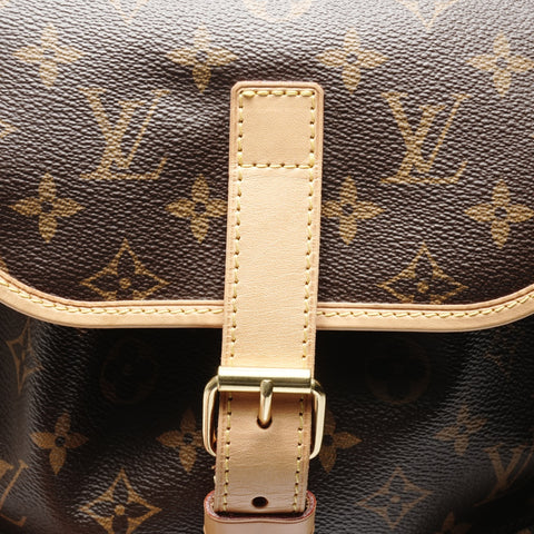 LOUIS VUITTON 2015 Monogram Sac Ado Bosphore Backpack  Daypack Brown WS24949