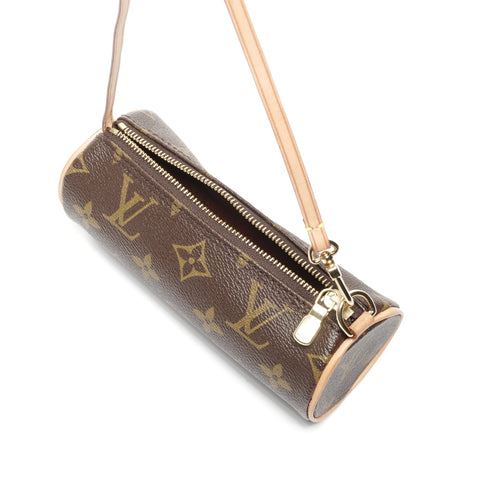 LOUIS VUITTON 2004 Monogram Papillon 30 Shoulder Bag Brown WS24950