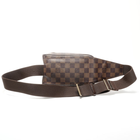 LOUIS VUITTON Damier Geronimos made in 2000 Shoulder Bag Brown WS24952