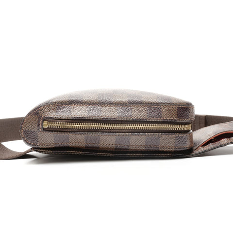 LOUIS VUITTON Damier Geronimos made in 2000 Shoulder Bag Brown WS24952