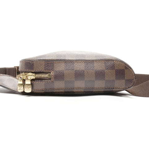 LOUIS VUITTON Damier Geronimos made in 2000 Shoulder Bag Brown WS24952