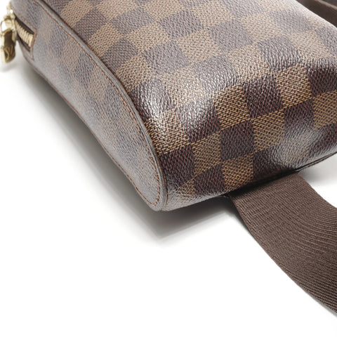 LOUIS VUITTON Damier Geronimos made in 2000 Shoulder Bag Brown WS24952