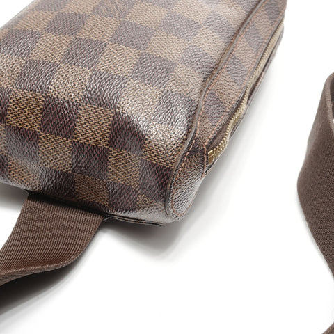 LOUIS VUITTON Damier Geronimos made in 2000 Shoulder Bag Brown WS24952