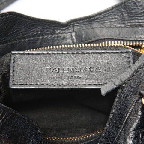 BALENCIAGA Mini City Lambskin 2way Shoulder Bag black WS24953