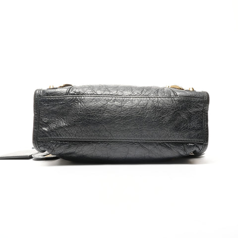 BALENCIAGA Mini City Lambskin 2way Shoulder Bag black WS24953