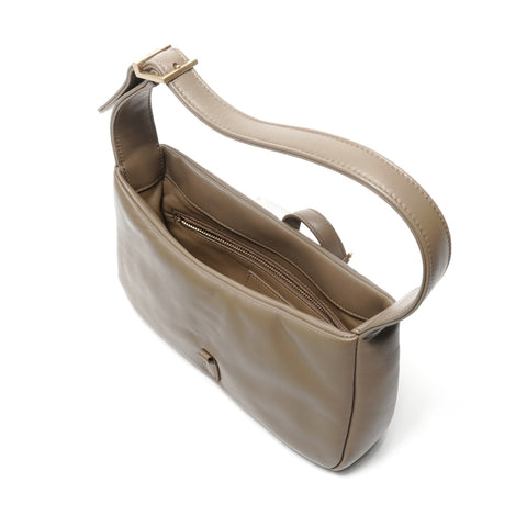 YVES SAINT LAURENT LE5A7 Leather Shoulder Bag beige WS24954