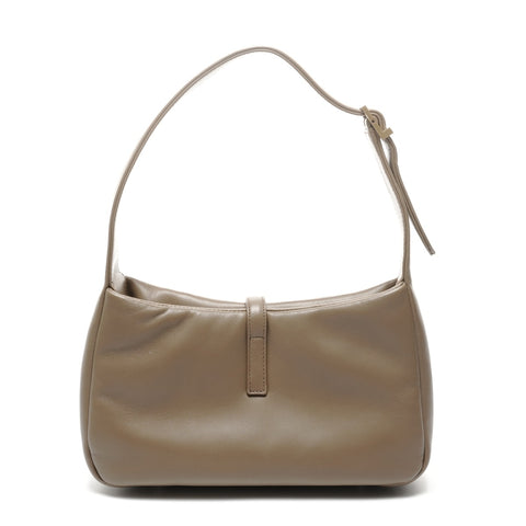 YVES SAINT LAURENT LE5A7 Leather Shoulder Bag beige WS24954 – NUIR