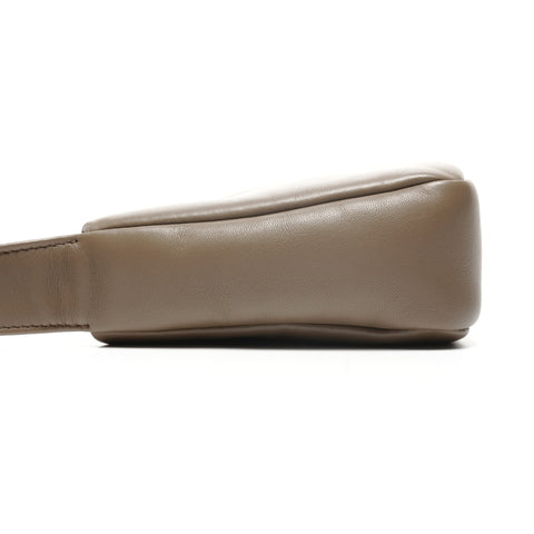 YVES SAINT LAURENT LE5A7 Leder Umhängetasche beige WS24954