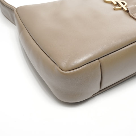 YVES SAINT LAURENT LE5A7 Leather Shoulder Bag beige WS24954