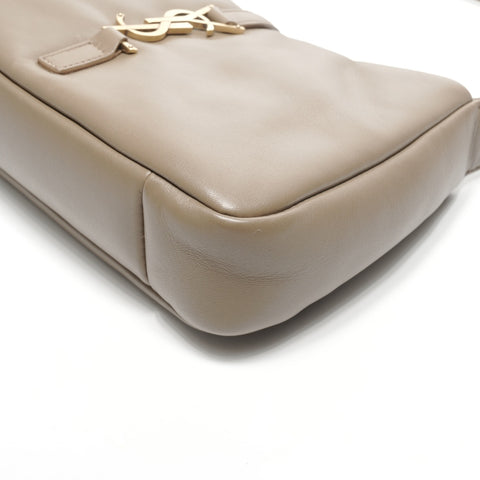 YVES SAINT LAURENT LE5A7 Leather Shoulder Bag beige WS24954