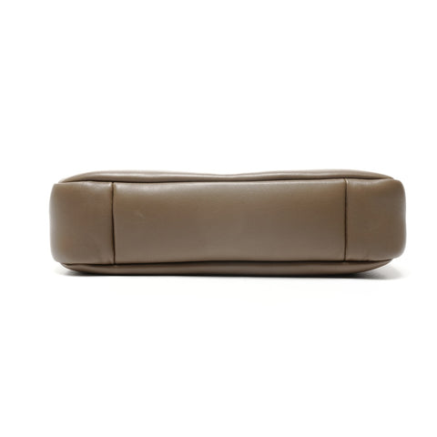 YVES SAINT LAURENT LE5A7 Leder Umhängetasche beige WS24954