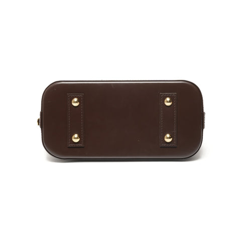 LOUIS VUITTON 2014 Damier Alma BB Handbag Brown WS24956