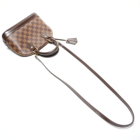LOUIS VUITTON 2014 Damier Alma BB Handbag Brown WS24956