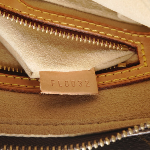 LOUIS VUITTON 2002 Monogram Looping MM Shoulder Bag Brown WS24957