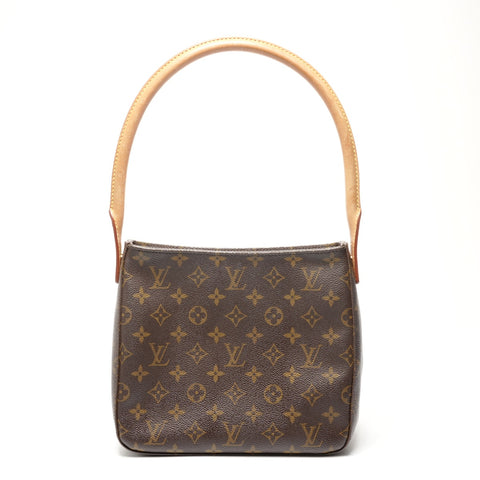 LOUIS VUITTON 2002 Monogram Looping MM Shoulder Bag Brown WS24957