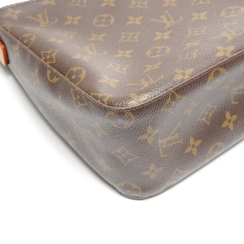 LOUIS VUITTON 2002 Monogram Looping MM Shoulder Bag Brown WS24957
