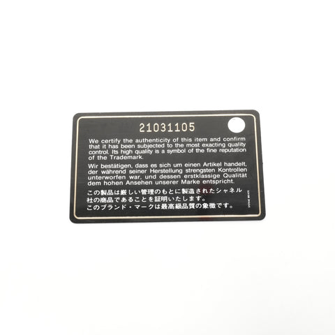 CHANEL No. 21 Matelasse Caviar Leather Chain Wallet Silver Metal 2015-2016 Shoulder Bag black WS24959