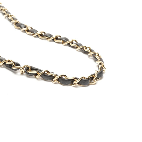 CHANEL No. 4 1996-1997 Push Lock Matelasse Shoulder Bag black WS24960