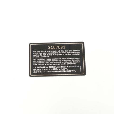 CHANEL No. 2 1991-1994 Lambskin Turnlock Camera Bag Shoulder Bag black WS24965