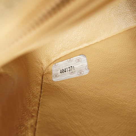 CHANEL No. 4 1996-1997 Diana 22 Small Lambskin Shoulder Bag beige WS24967