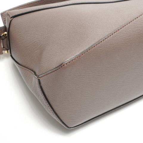 LOEWE Leather Puzzle Small Shoulder Bag Brown WS24968