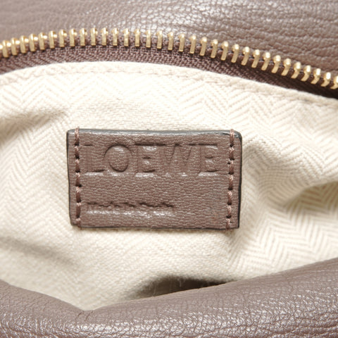 LOEWE Leather Puzzle Small Shoulder Bag Brown WS24968
