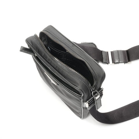 PRADA Nylon with pouch Shoulder Bag black WS24969