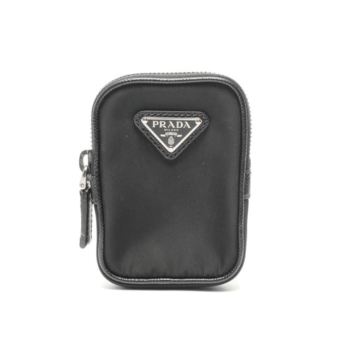 PRADA Nylon with pouch Shoulder Bag black WS24969
