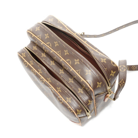 LOUIS VUITTON 2009 Monogram Nile Shoulder Bag Brown WS24970