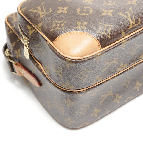 LOUIS VUITTON 2009 Monogram Nile Shoulder Bag Brown WS24970