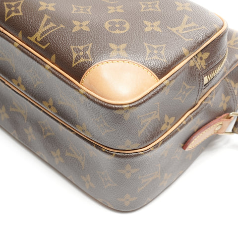 LOUIS VUITTON 2009 Monogram Nile Shoulder Bag Brown WS24970