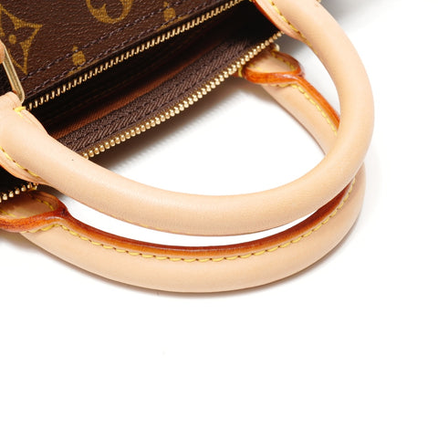 LOUIS VUITTON 2003 Monogram Speedy 30 Handbag Brown WS24971