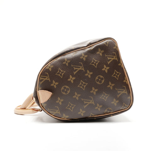 LOUIS VUITTON 2003 Monogram Speedy 30 Handbag Brown WS24971