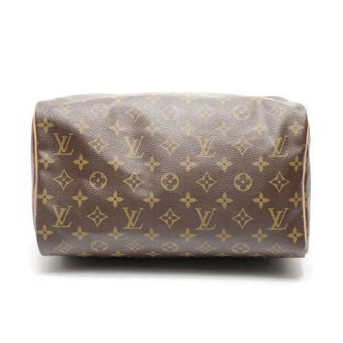 LOUIS VUITTON 2003 Monogram Speedy 30 Handbag Brown WS24971