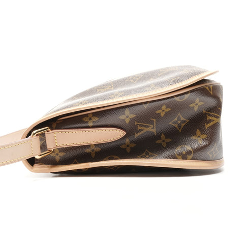 LOUIS VUITTON 2011 Monogram Menilmontant MM Shoulder Bag Brown WS24974