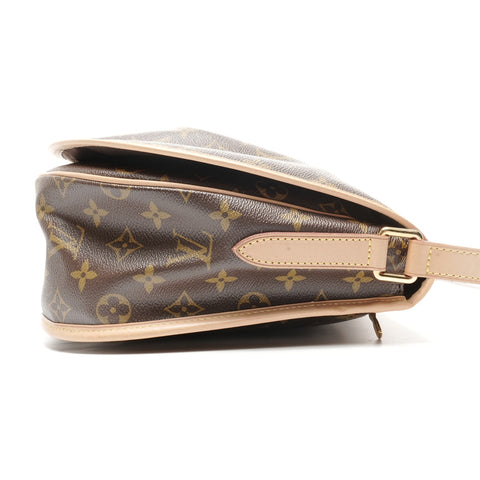 LOUIS VUITTON 2011 Monogram Menilmontant MM Shoulder Bag Brown WS24974