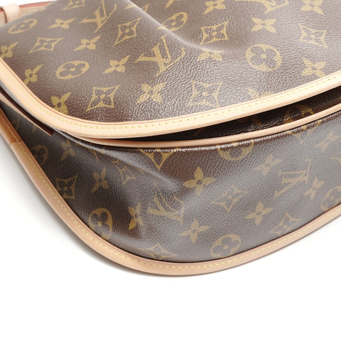 LOUIS VUITTON 2011 Monogram Menilmontant MM Shoulder Bag Brown WS24974