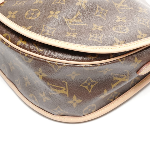 LOUIS VUITTON 2011 Monogram Menilmontant MM Shoulder Bag Brown WS24974